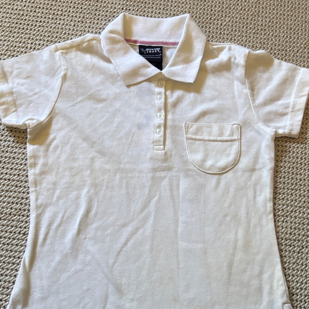 Shirt girls new size S 6/6X French Toast 60% cotton 40% polyester Short sleeves